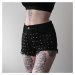 kraťasy dámské KILLSTAR - Liberty Studded - Black