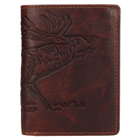 Pánská kožená peněženka Lagen Rikard - hnědá