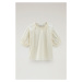 Halenka woolrich broderie anglaise blouse plaster white