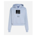 Mikina karl lagerfeld jeans klj regular logo hoodie eventide