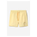 Plavkové šortky Napapijri pánské, žlutá barva, hladké, NA4G5C.YB5-YB5