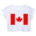Dámské tričko Organic Crop Top Kanada