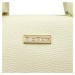 Kožená kufříková kabelka MiaMore 01-005 světle béžová