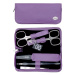 Credo Solingen Luxusní 5 dílná manikúra Summer Zipper 5 Lilac