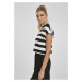 Ladies Stripe Short Tee