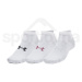 Under Armour UA Essential Low Cut 3pk 1382958-100 - white 30-35