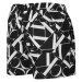Calvin Klein SHORT DRAWSTRING-PRINT Pánské plavky, černá, velikost
