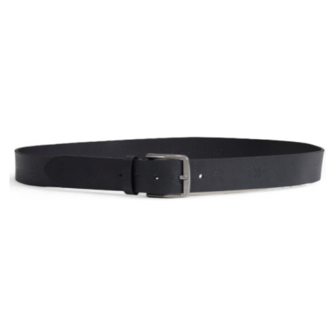 Calvin Klein Jeans CLASSIC FLAT LTHR BELT 35MM AOP K50K511518 Šedá