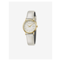 Perleťově bílé dámské hodinky Calvin Klein Established