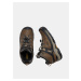 Hnědé klučičí kožené kotníkové boty Keen Targhee