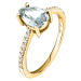 Morellato Elegantní pozlacený prsten se zirkony Tesori SAIW2100