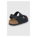 Kožené sandály Birkenstock Milano dámské, černá barva, 34193.Milano-Black