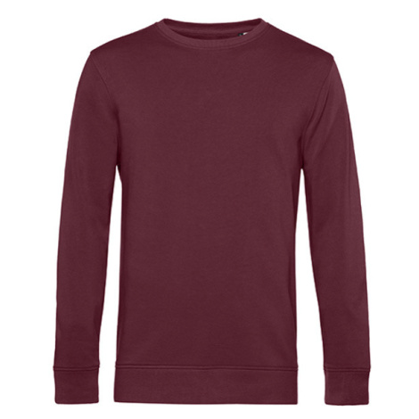 B&amp;C Unisex tričko s dlouhým rukávem WU31B Burgundy B&C