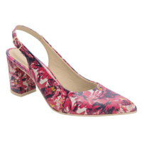 Piccadilly 745145-1 Dámské sandály na podpatku růžové