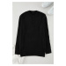 Trendyol Black Slim Crew Neck Textured Knitwear Sweater