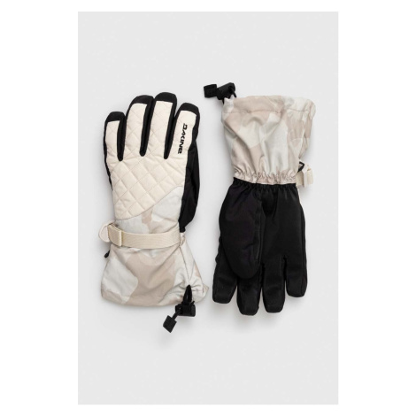 Lyžařské rukavice Dakine Lynx béžová barva