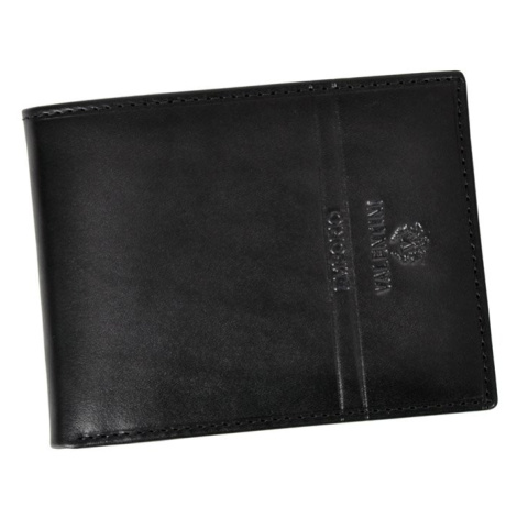 Pánská kožená peněženka EMPORIO VALENTINI 563 292E černá Emporio Valentini (Valentini Luxury)