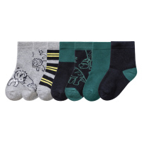 lupilu® Chlapecké ponožky s BIO bavlnou, 7 párů (šedá / petrolejová / námořnická modrá)