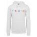 Dámská mikina // Mister tee Unisex Stay Home Wording Hoody white