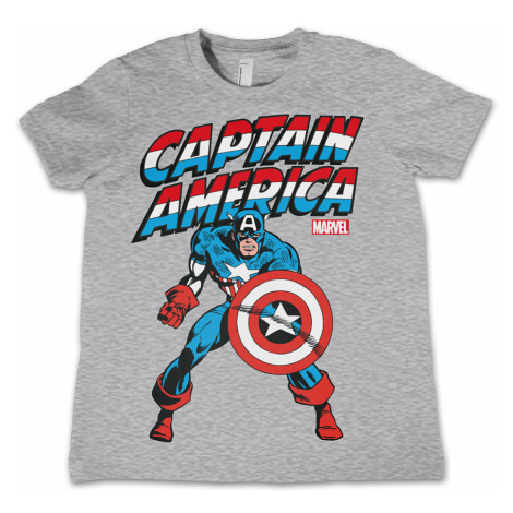 Captain America tričko, Captain America Kids Grey, dětské HYBRIS