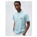 Koton Collar T-Shirt Knoflíky Pes Vyšívané Slim Fit Bavlna