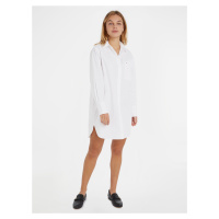 Bílé dámské košilové šaty Tommy Hilfiger - Dámské