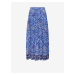 Modrá dámská vzorovaná maxi sukně ONLY Veneda - Dámské