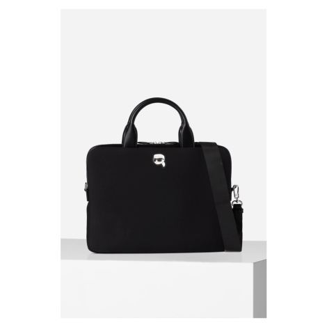 Taška na notebook karl lagerfeld k/ikonik 2.0 neop laptop bag black