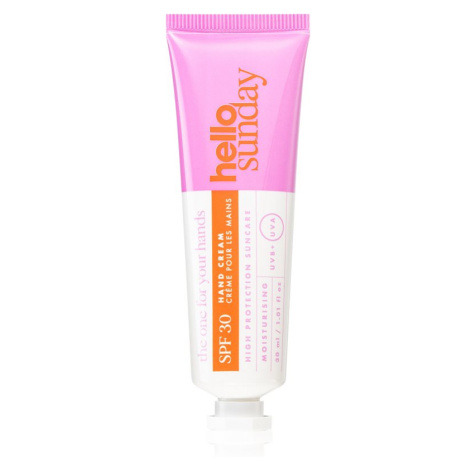 hello sunday the one for your hands ochranný krém na ruce SPF 30 30 ml