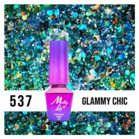 537. MOLLY LAC gel lak Luxury - Glammy Chic