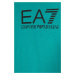 Dětská bavlněná souprava EA7 Emporio Armani zelená barva