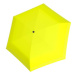 Doppler Fiber Havanna Safety Cross - dámský skládací deštník, žlutá, plná barva