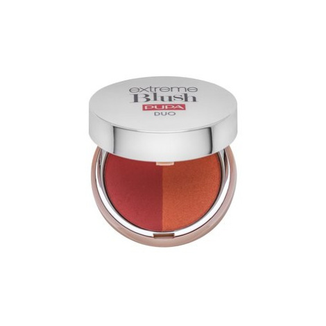 Pupa Extreme Blush DUO 130 Matt Salmon - Radiant Peach pudrová tvářenka 4 g