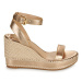 Lauren Ralph Lauren HILARIE-ESPADRILLES-WEDGE Zlatá