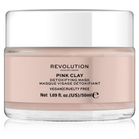 Revolution Skincare Pink Clay detoxikační pleťová maska 50 ml