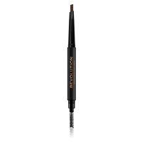 Makeup Revolution Duo Brow Definer precizní tužka na obočí odstín Medium Brown 0,25 g