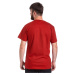 Meatfly pánské tričko MF Logo Dark Red | Červená