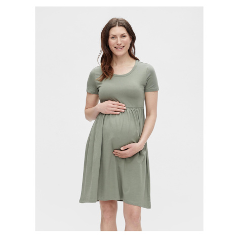 Světle zelené těhotenské šaty Mama.licious Sia | Modio.cz