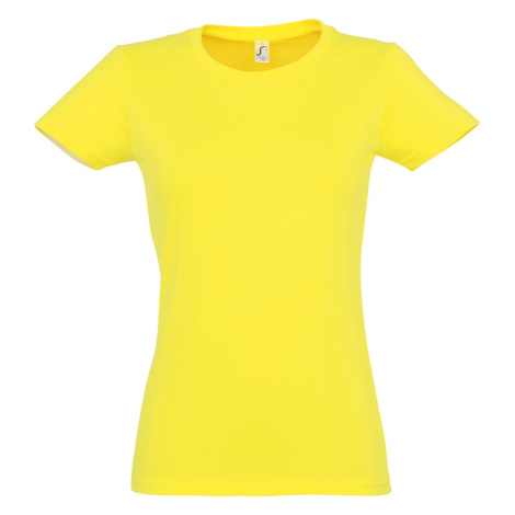 SOĽS Imperial Dámské triko s krátkým rukávem SL11502 Lemon SOL'S