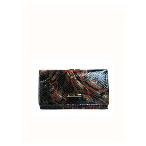 Dámská kožená peněženka v černé a červené barvě Fashionhunters