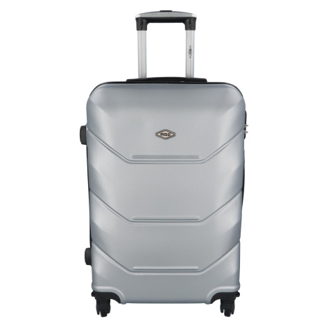 Cestovní plastový kufr Sonrado vel. XL, stříbrná RGL