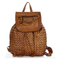 Městský kožený batoh pravá kůže handmade taška klasická