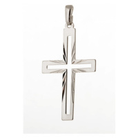 Stříbrný přívěšek kříž STRZ0726F