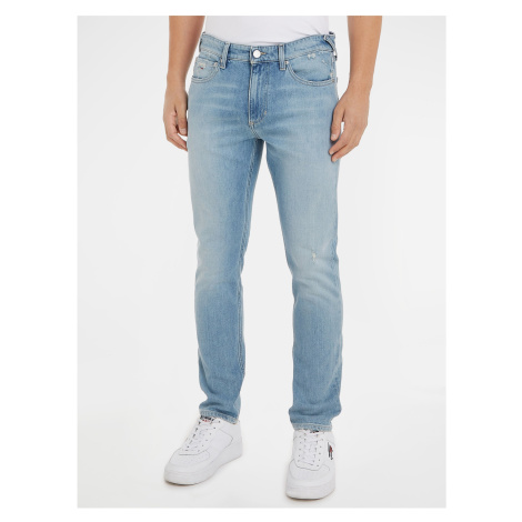 Světle modré pánské straight fit džíny Tommy Jeans - Pánské Tommy Hilfiger