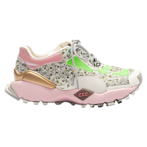 Exé Shoes EXÉ Sneakers 134-23 - Green/Pink ruznobarevne
