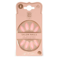 SOSU Cosmetics Umělé nehty Soft & Subtle (Salon Nails) 24 ks