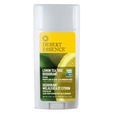 Desert Essence Tuhý deodorant lemon tea tree 70 ml