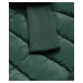Zelená dámská bunda s látkovými stahovacími lemy (P22-6637-33)