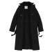 ALPENBLITZ oversize vlněný kabát* Barva: Černá, Mezinárodní