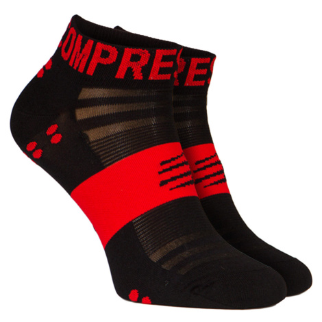 Ponožky Compressport PRO RACING SOCKS V3.0 ULTRALIGHT RUN LOW červená|černá